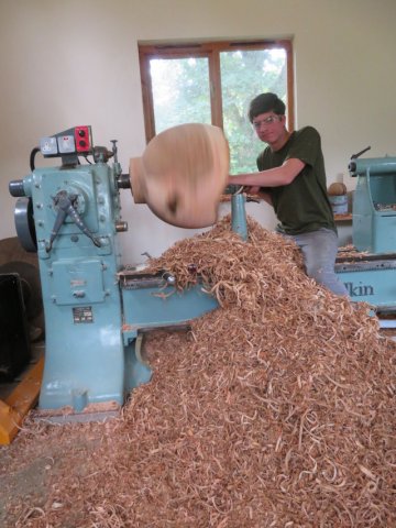 Arun Radysh Haasis: Woodturning